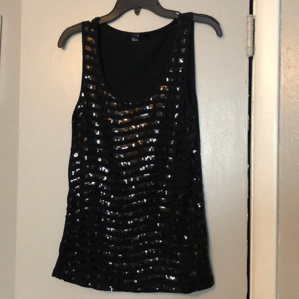 Sequin Tank Top